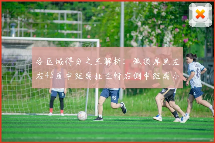 各区域得分之王解析：弧顶库里左右45度中距离杜兰特右侧中距离小卡的精彩表现